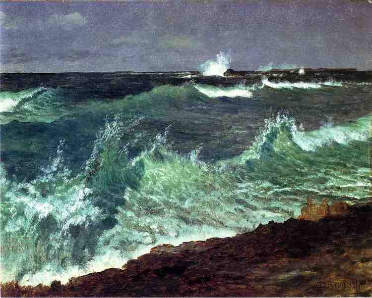 Albert Bierstadt Paintings Seascape